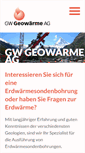 Mobile Screenshot of geowaerme.ch